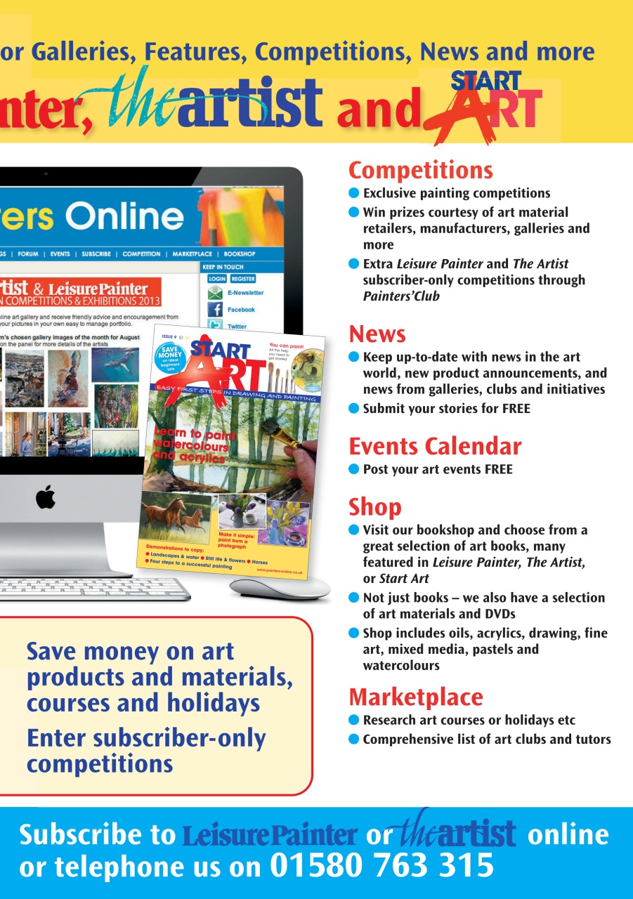 Leisure Painter & The Artist Preview Pages