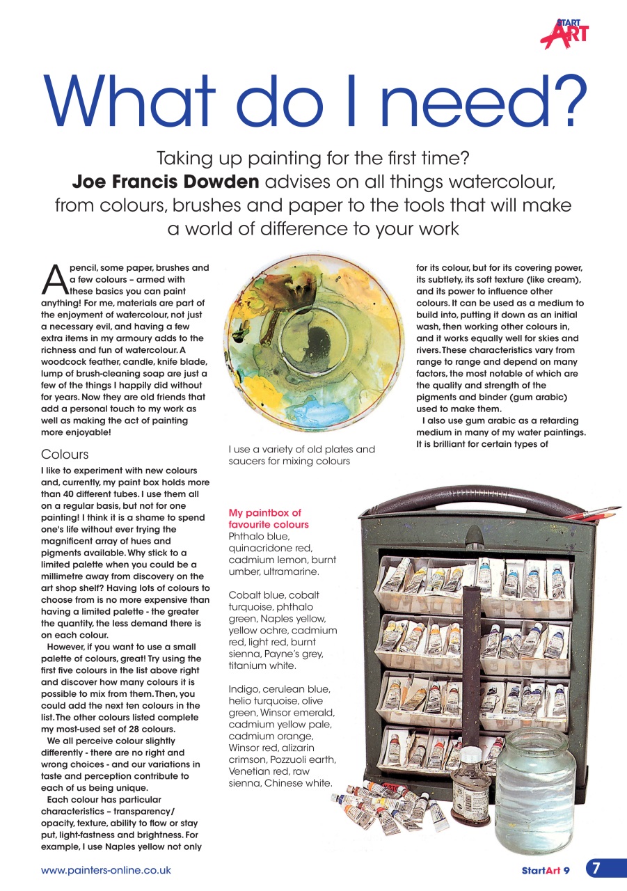 Leisure Painter & The Artist Preview Pages