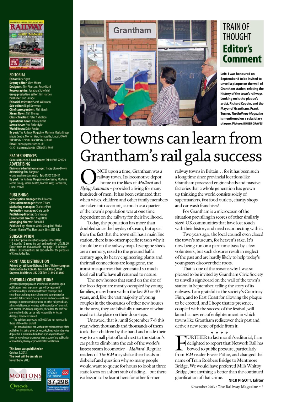 Railway Magazine Preview Pages