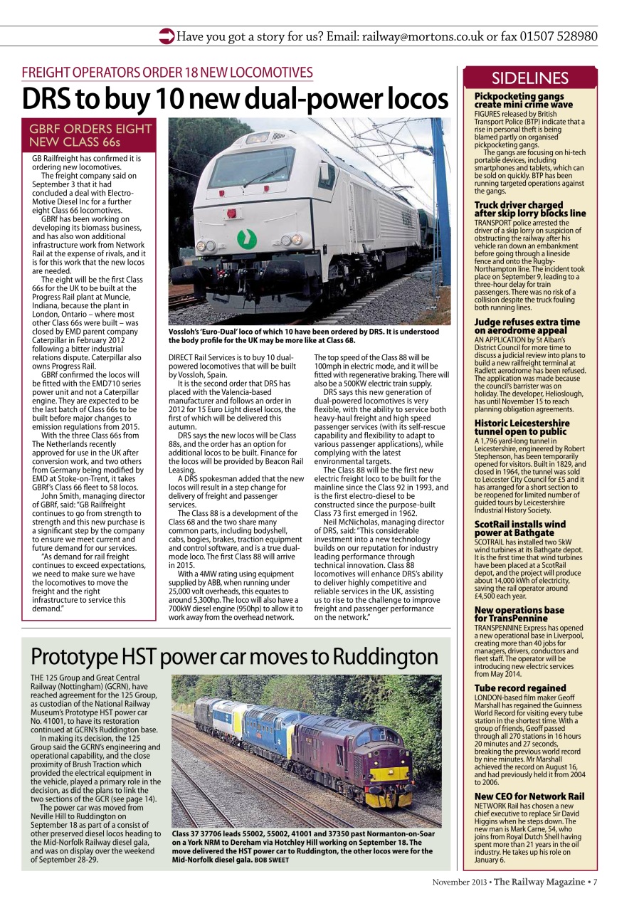 Railway Magazine Preview Pages