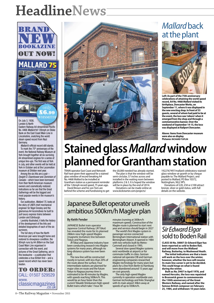 Railway Magazine Preview Pages