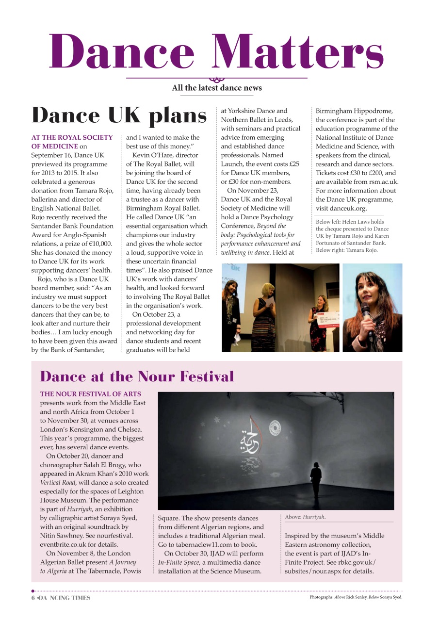Dancing Times Preview Pages