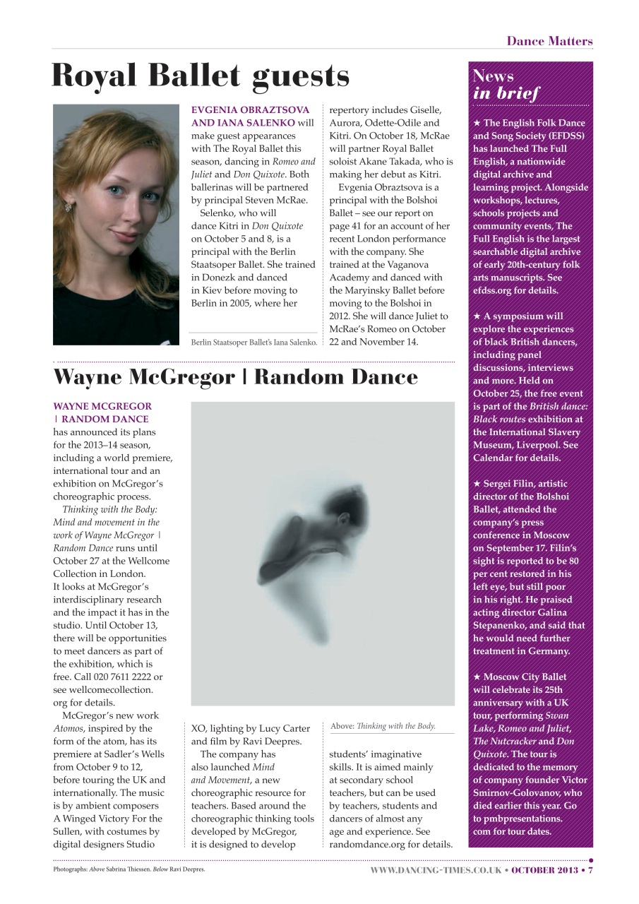 Dancing Times Preview Pages