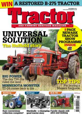 Tractor & Farming Heritage Magazine issue November 2013