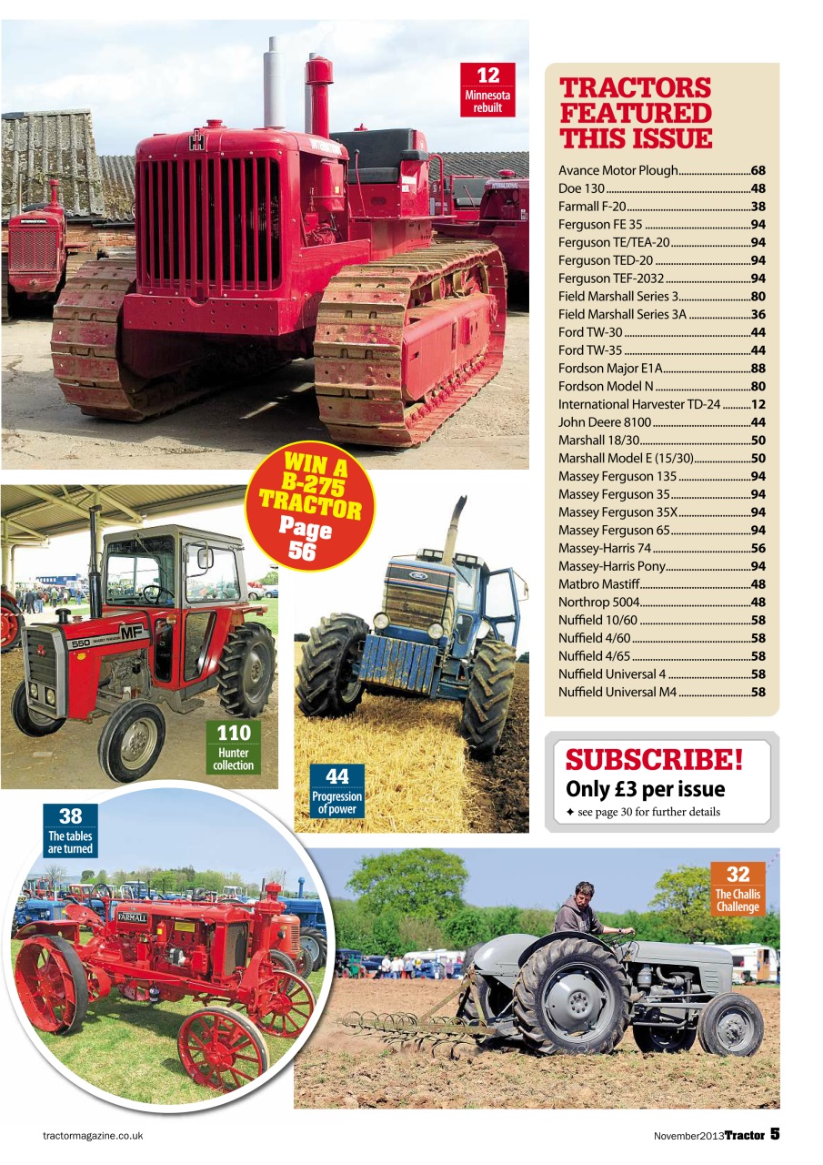 Tractor & Farming Heritage Magazine Preview Pages
