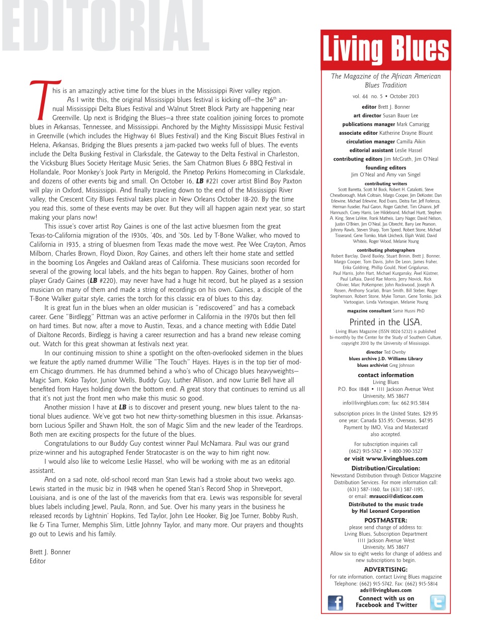 Living Blues Preview Pages