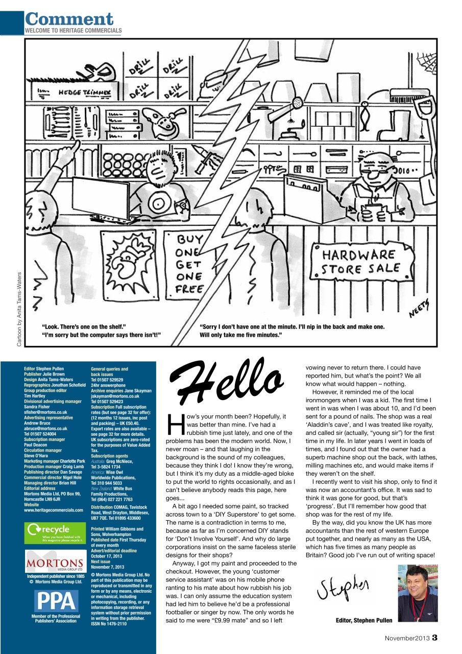 Heritage Commercials Magazine Preview Pages