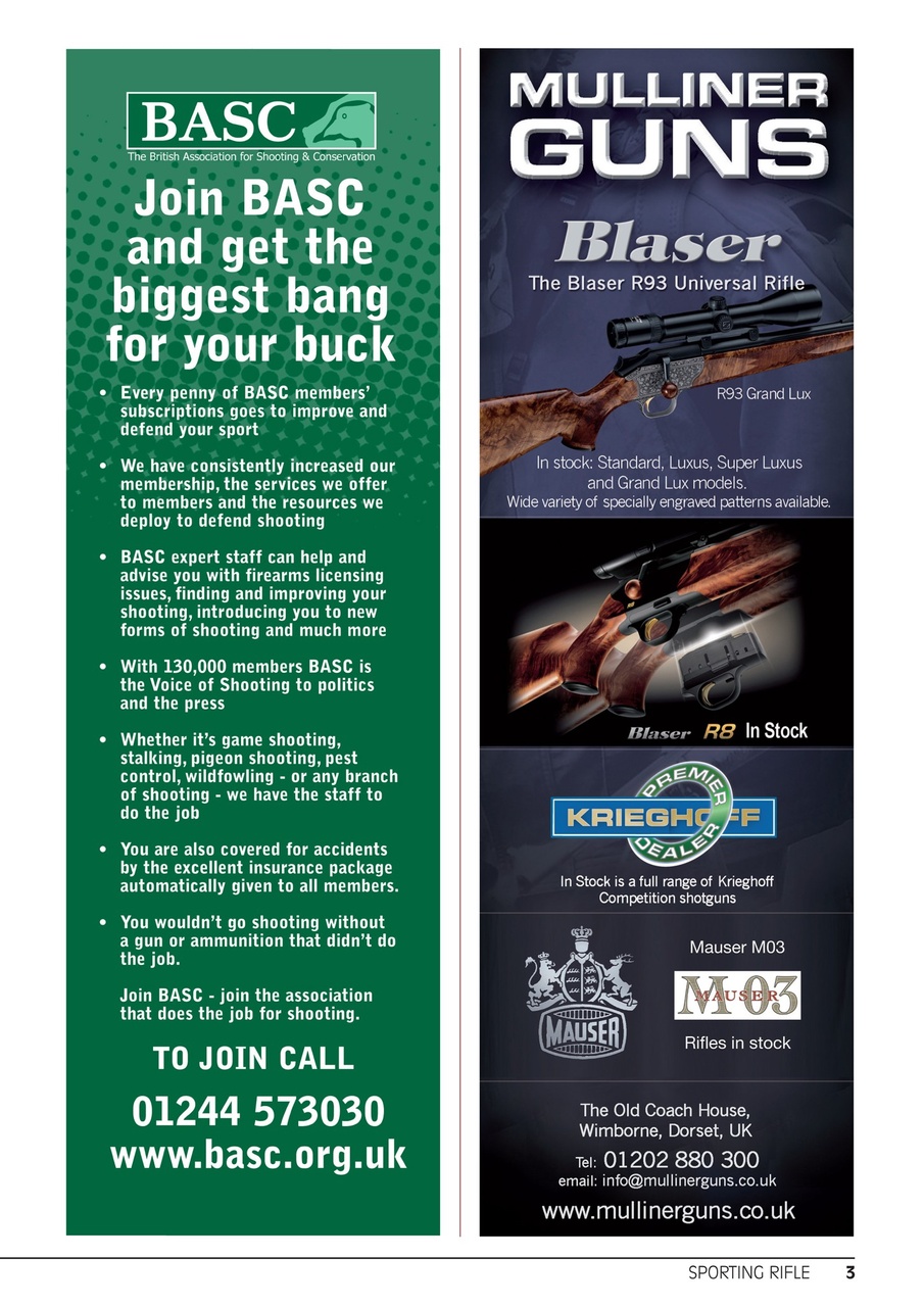 Sporting Rifle Preview Pages