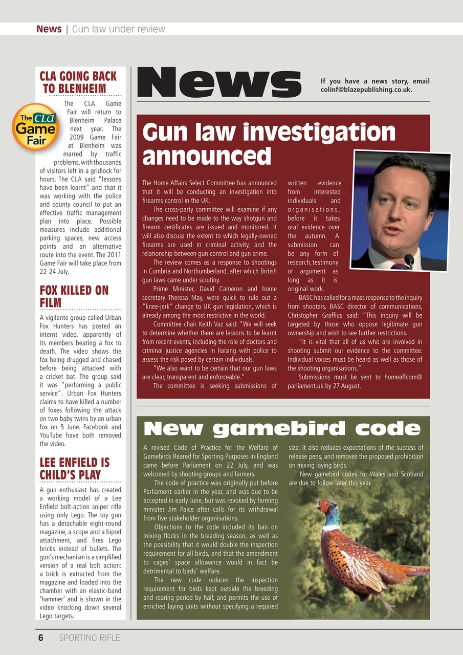 Sporting Rifle Preview Pages