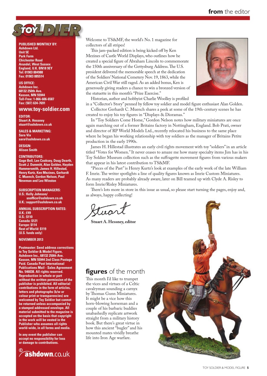 Toy Soldier & Model Figure Preview Pages