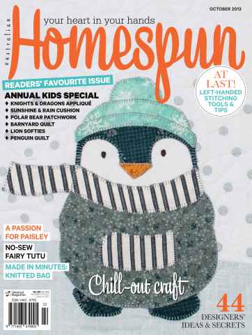 Homespun issue Issue#14.10 - October 2013