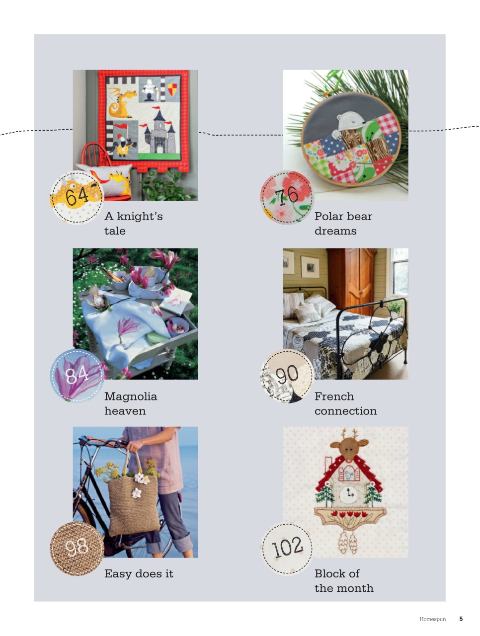 Homespun Preview Pages