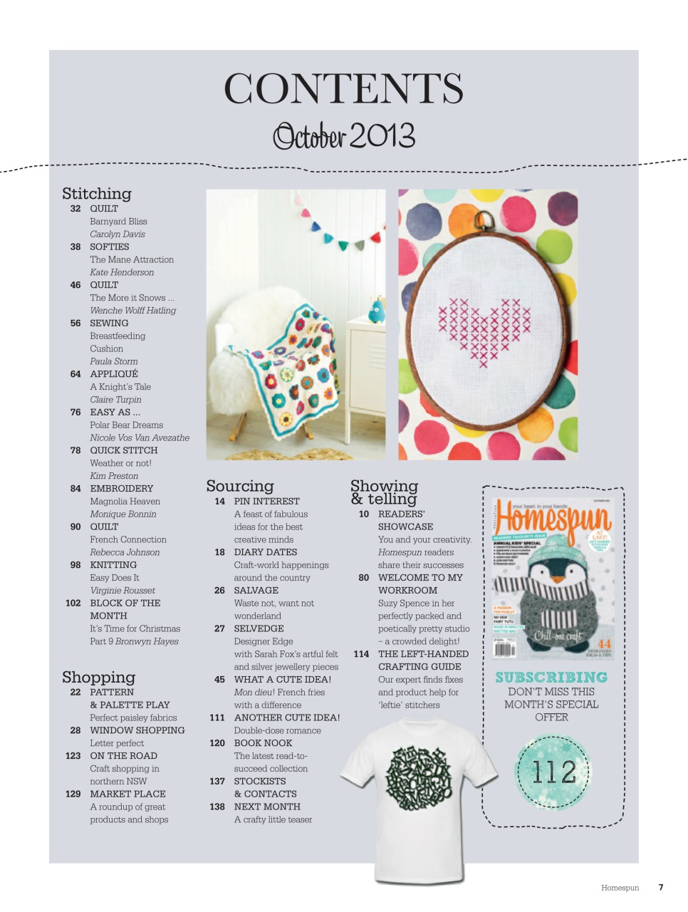 Homespun Preview Pages