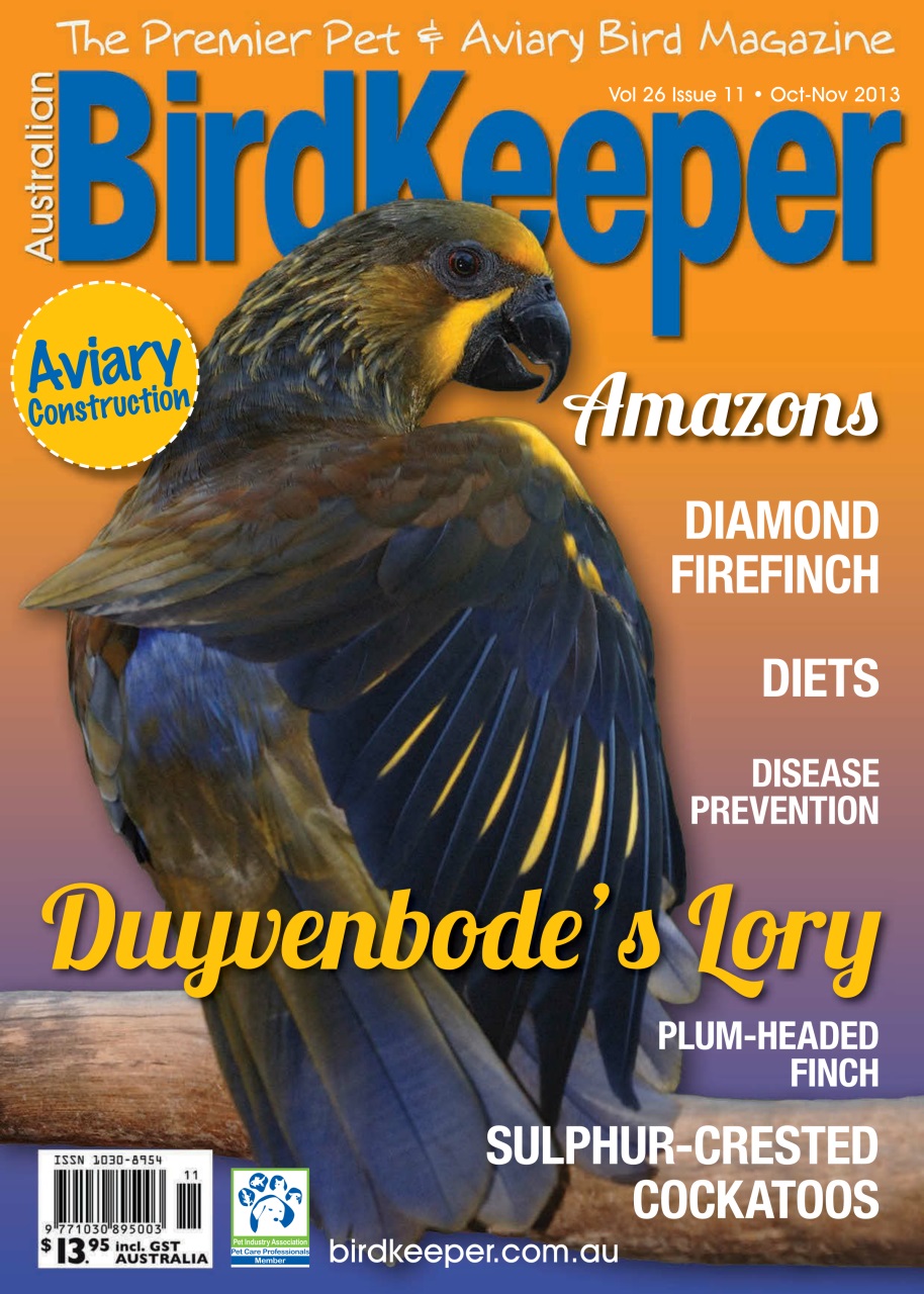 Australian Birdkeeper Magazine Preview Pages