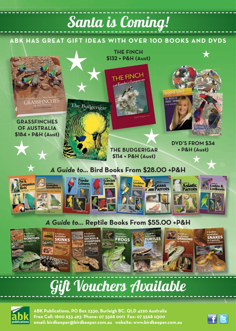 Australian Birdkeeper Magazine Preview Pages