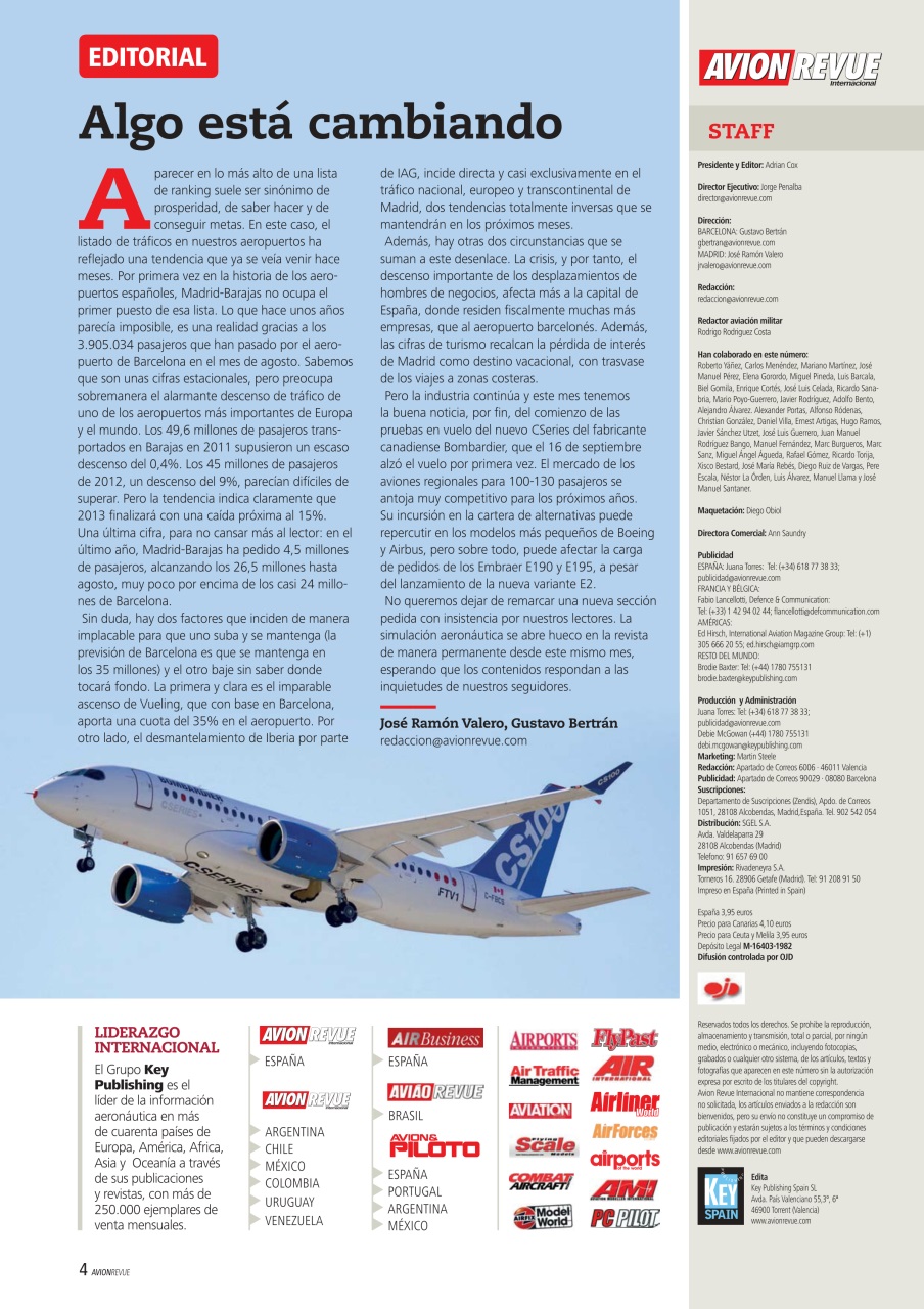 Avion Revue Internacional Preview Pages