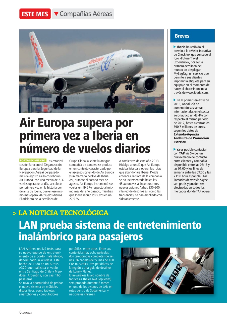 Avion Revue Internacional Preview Pages