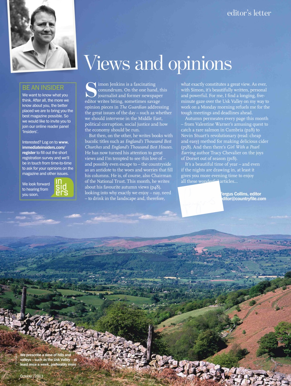 BBC Countryfile Magazine Preview Pages