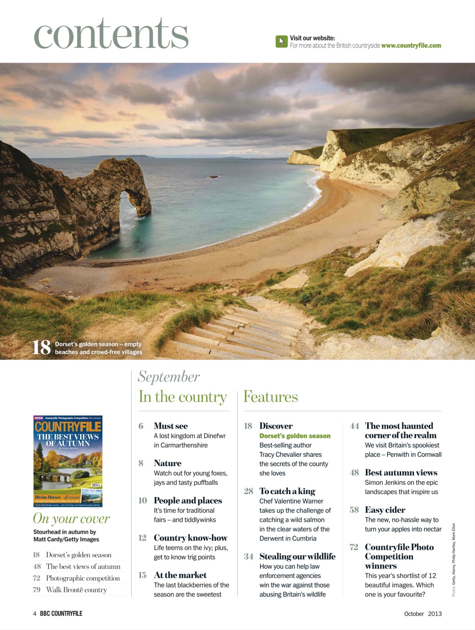 BBC Countryfile Magazine Preview Pages