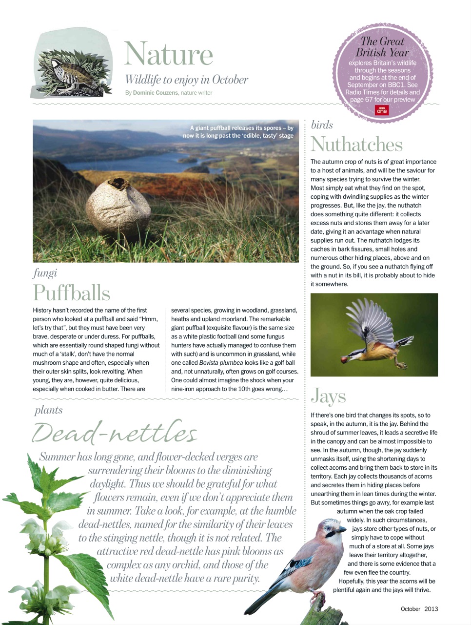 BBC Countryfile Magazine Preview Pages