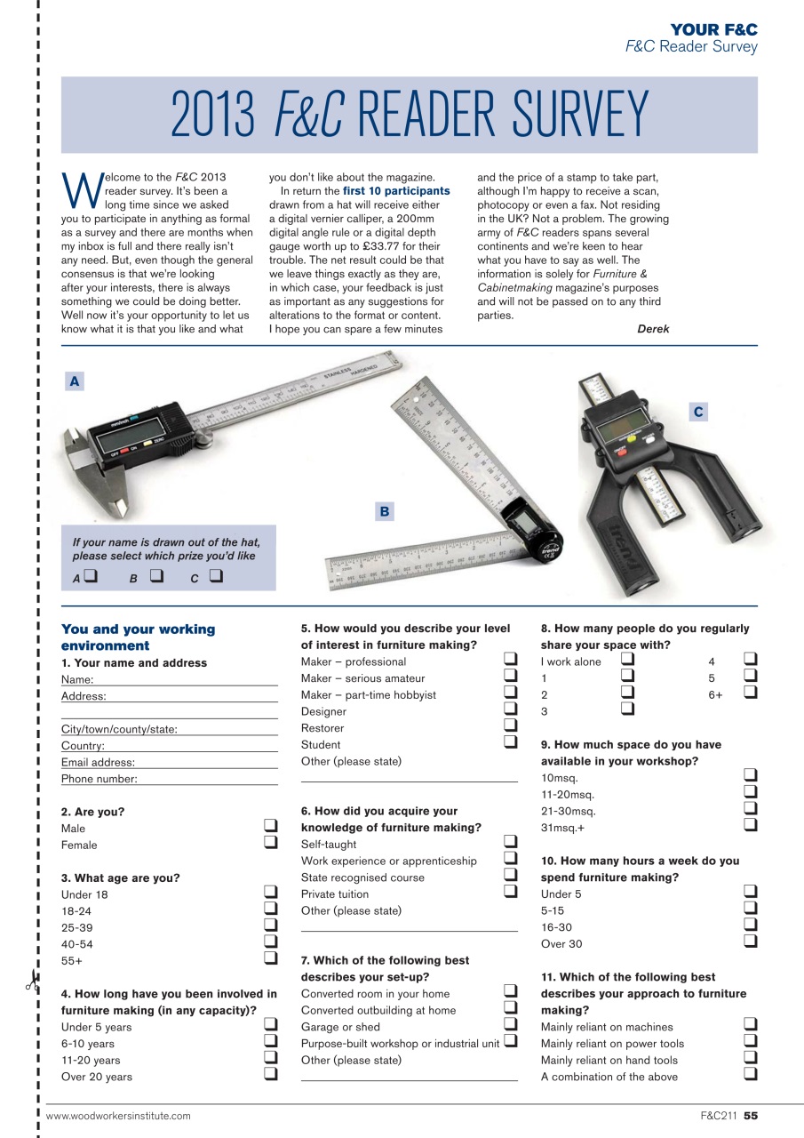 Furniture & Cabinetmaking Preview Pages