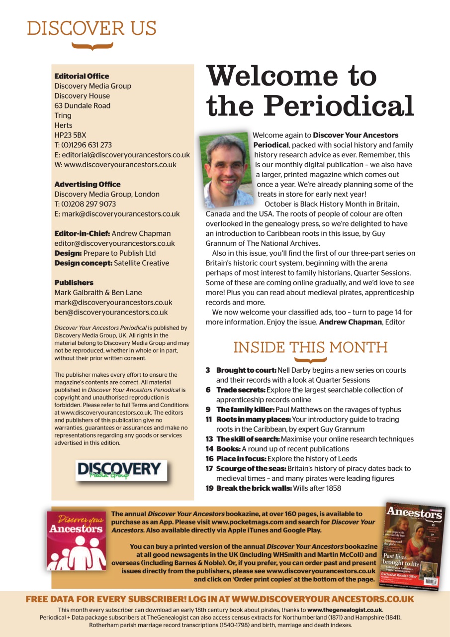 Discover Your Ancestors Preview Pages