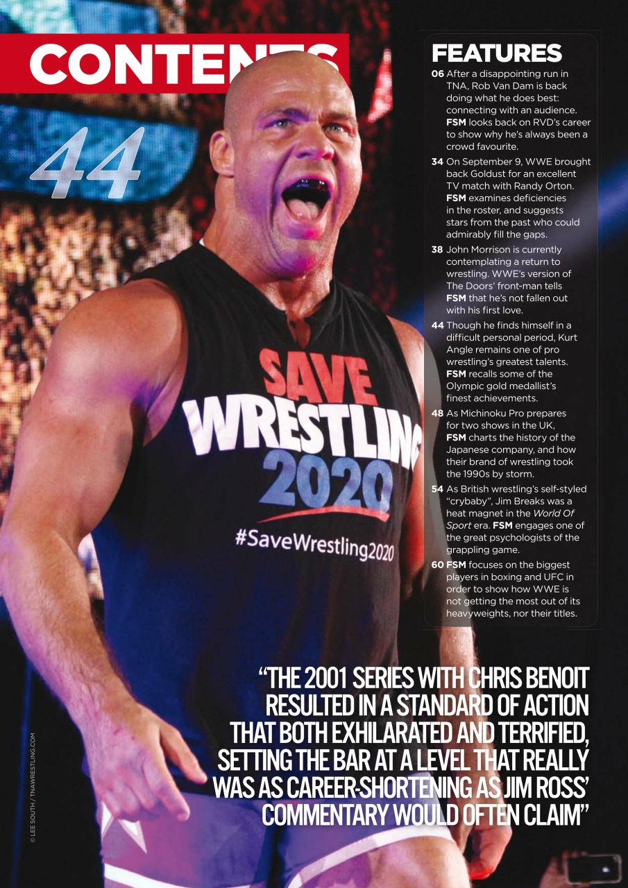 Wrestletalk Magazine Preview Pages