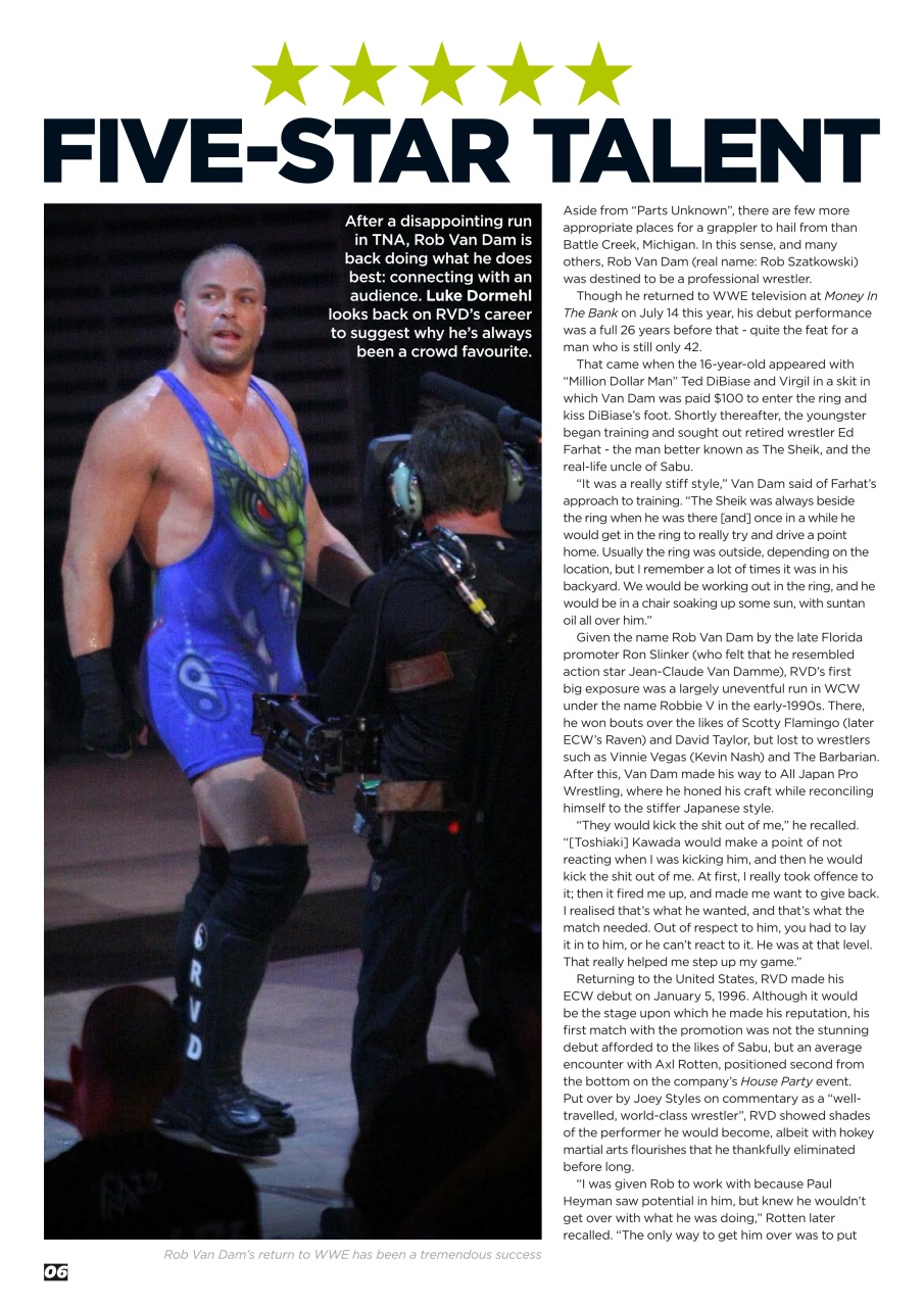 Wrestletalk Magazine Preview Pages