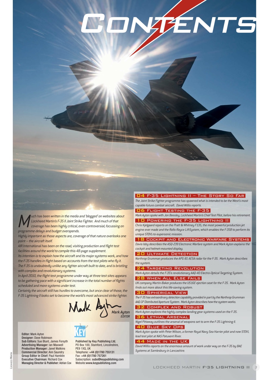 AIR International Preview Pages