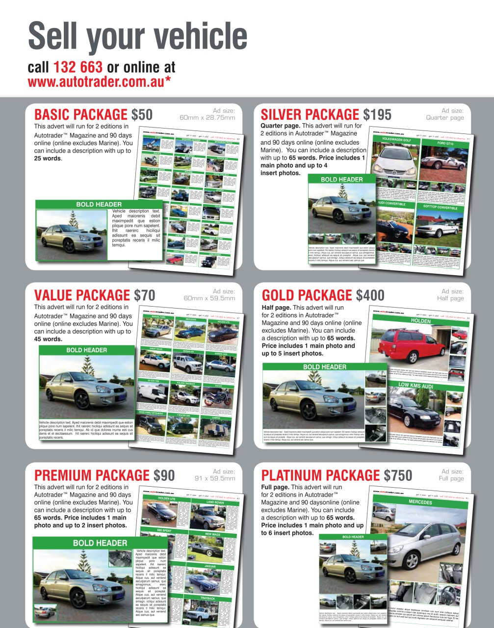 AutoTrader Preview Pages