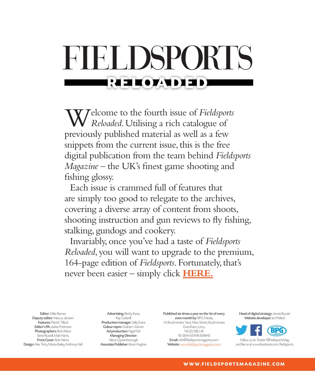 Fieldsports Journal Preview Pages