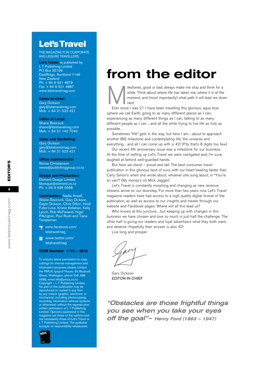 Let’s Travel Preview Pages