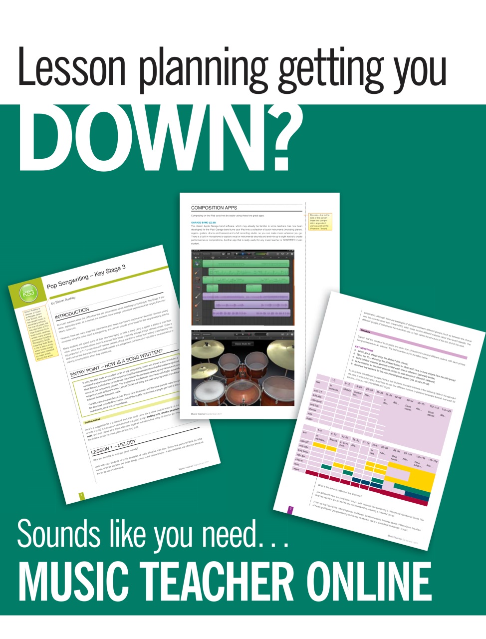 Music Teacher Preview Pages