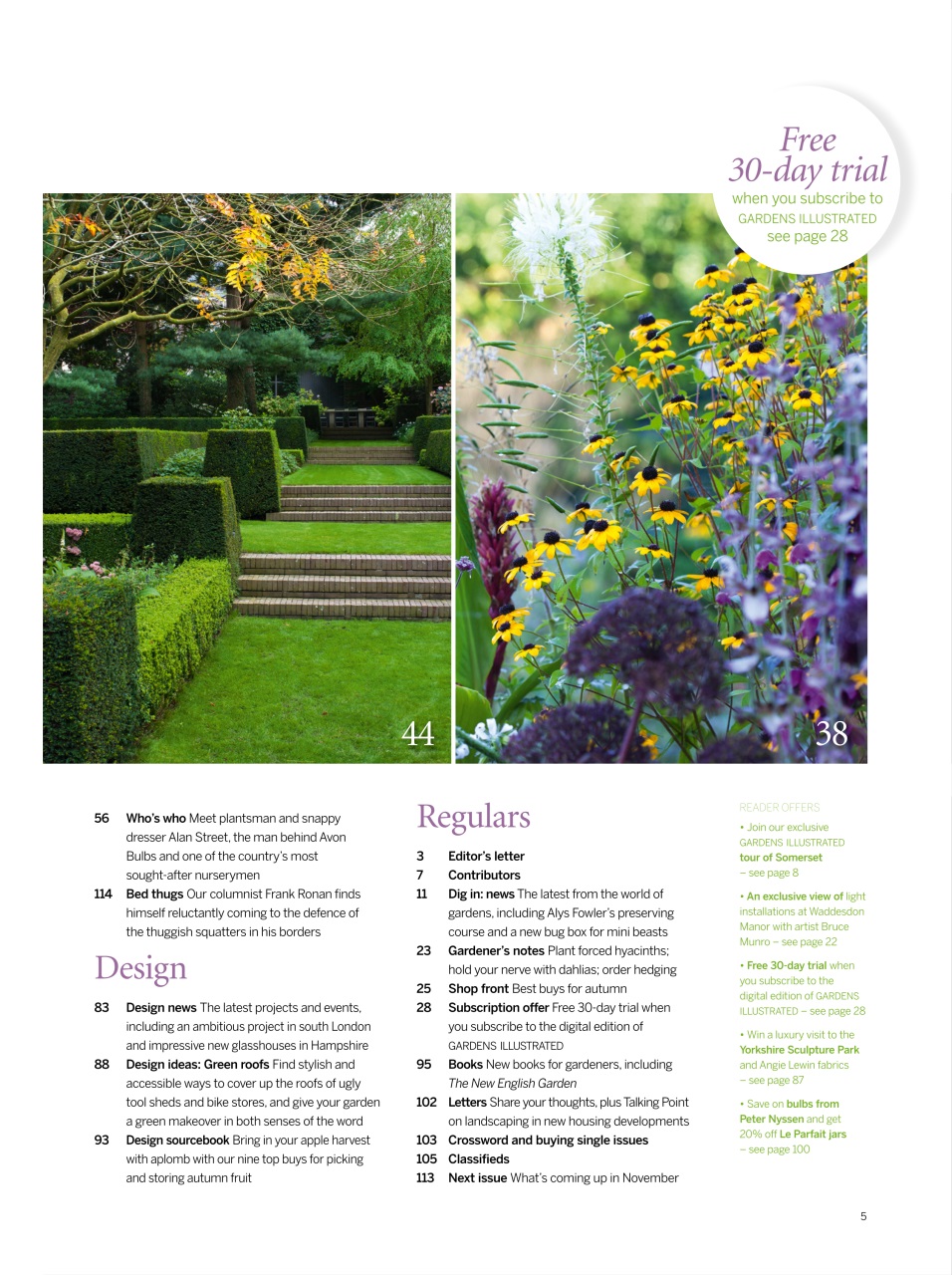 Gardens Illustrated Preview Pages