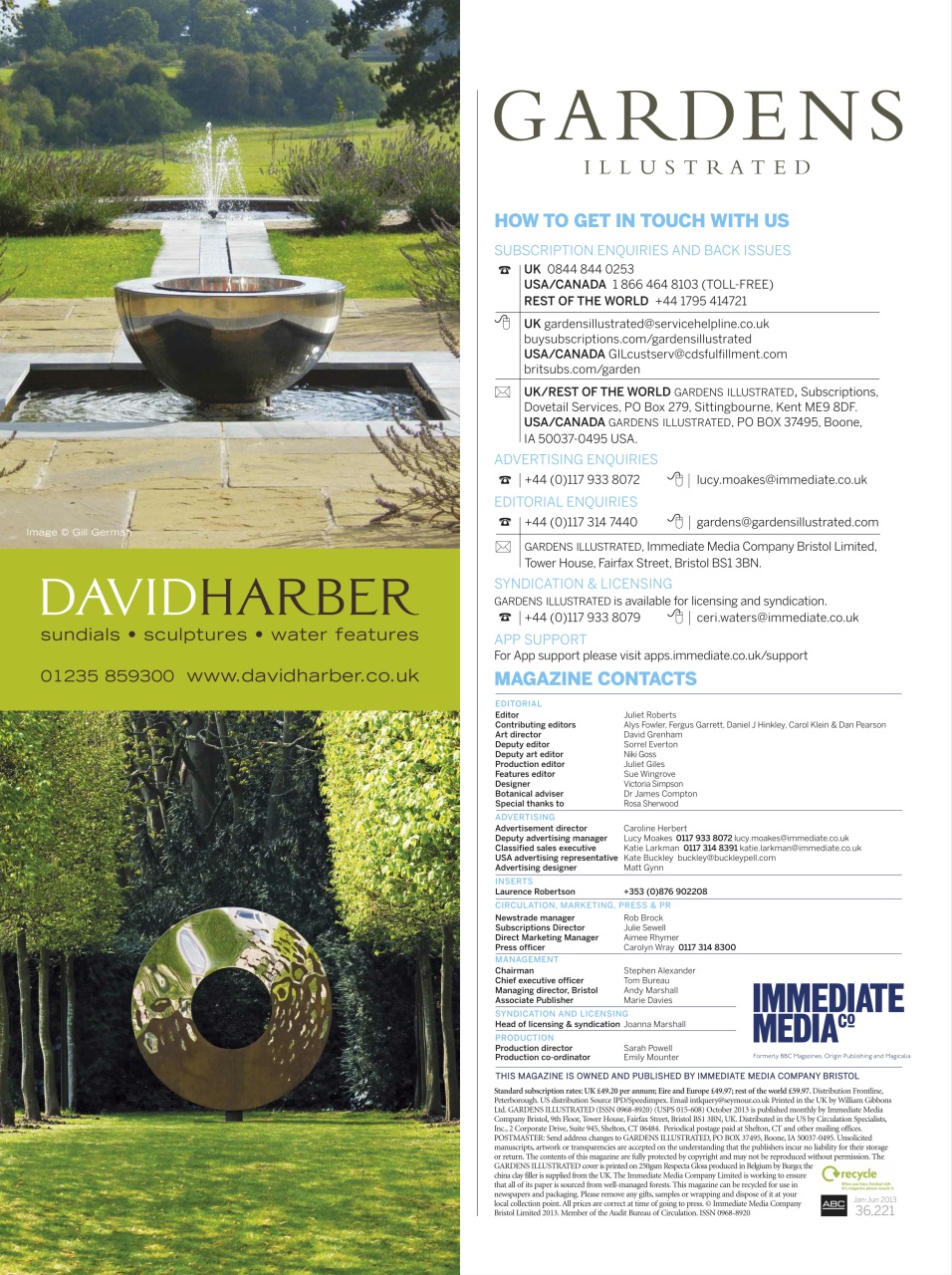 Gardens Illustrated Preview Pages