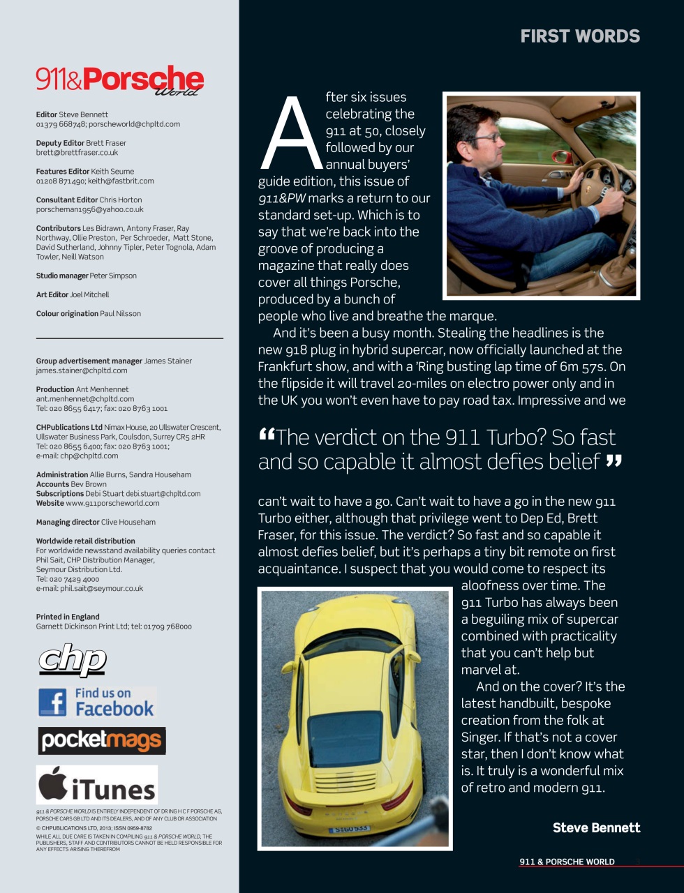 911 & Porsche World Preview Pages