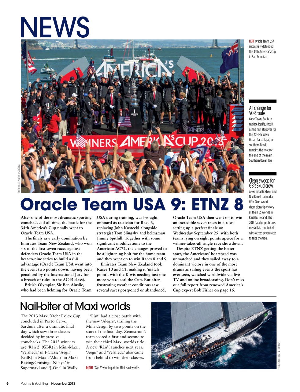 Yachts & Yachting Preview Pages