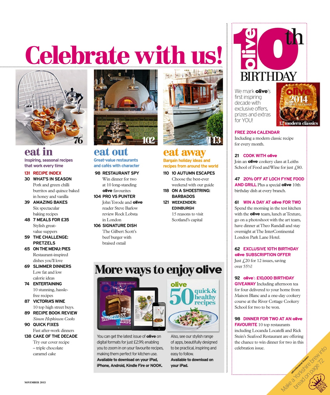 Olive Magazine Preview Pages