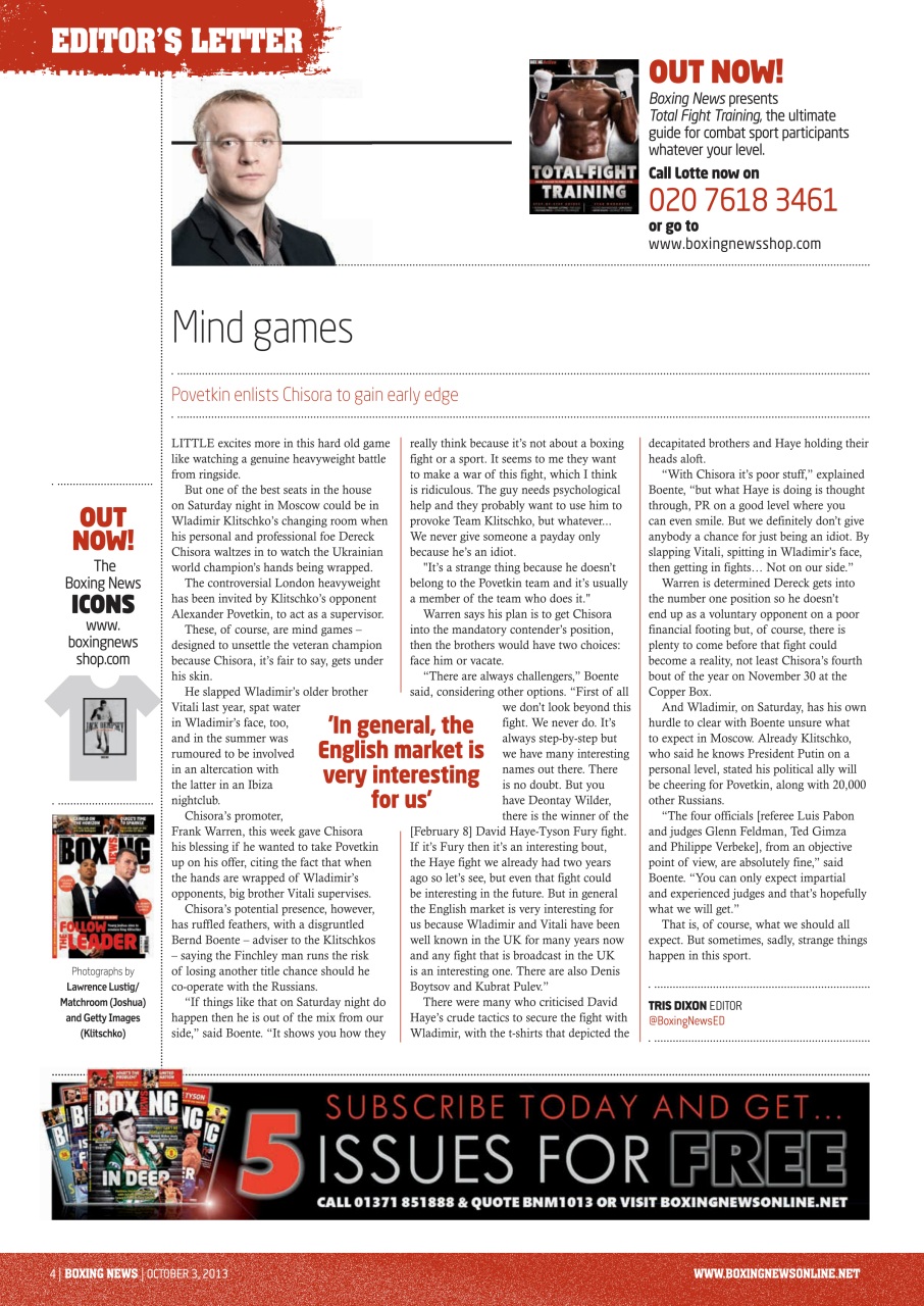 Boxing News Preview Pages