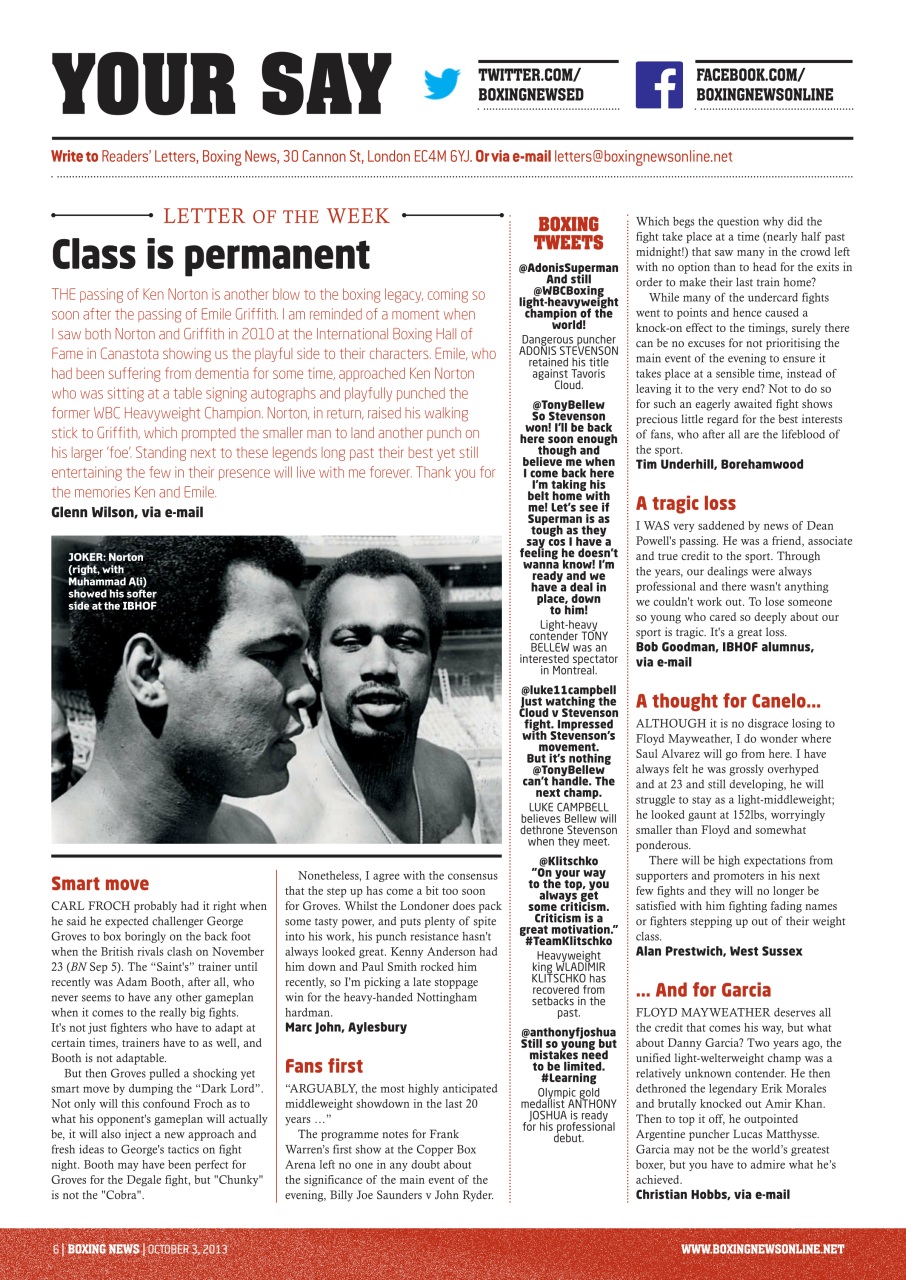 Boxing News Preview Pages