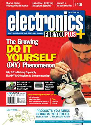 Electronics For You issue October 2013