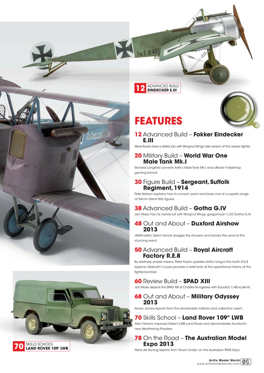 Airfix Model World Preview Pages