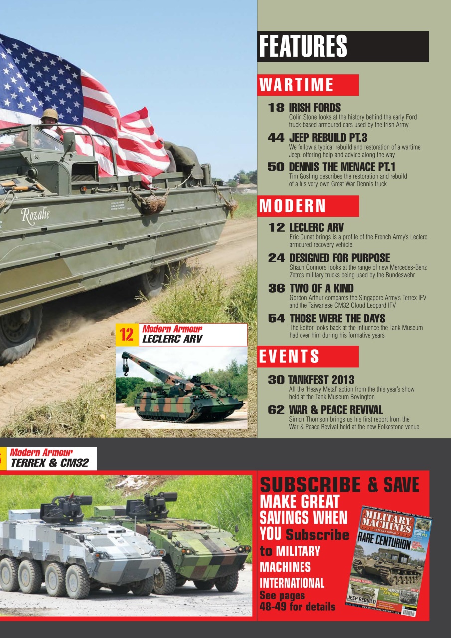 Military Machines International Preview Pages