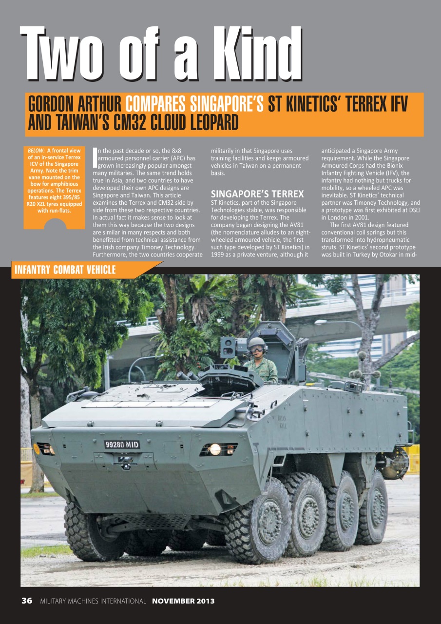 Military Machines International Preview Pages