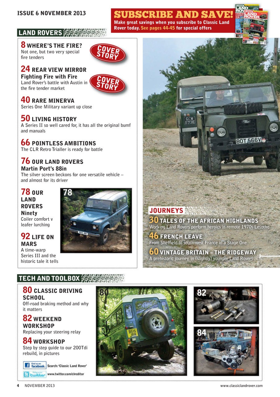 Classic Land Rover Magazine Preview Pages