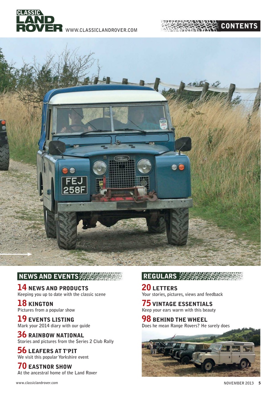 Classic Land Rover Magazine Preview Pages