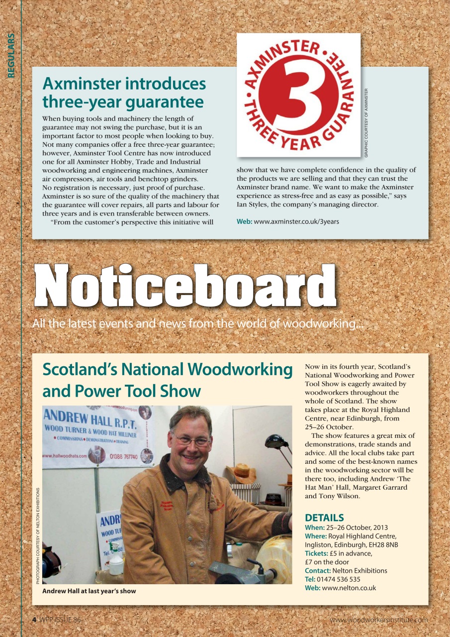 Woodworking Crafts Magazine Preview Pages
