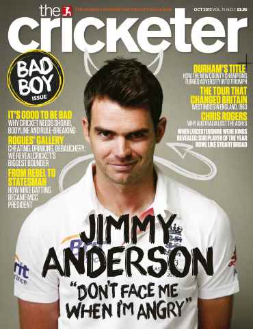 The Cricketer Magazine issue October 2013