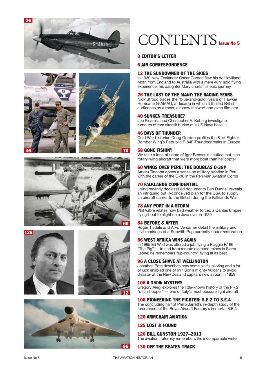 The Aviation Historian Magazine Preview Pages