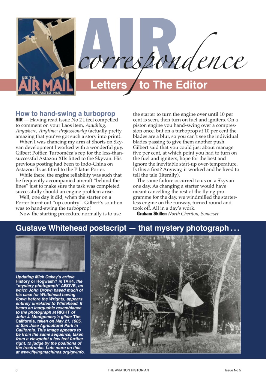The Aviation Historian Magazine Preview Pages